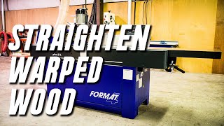 How To Straighten Wood - Felder Format 4 Planer And Jointer