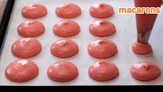 How to make macarons at home | Easy Egg yolk buttercream filling(Sub)