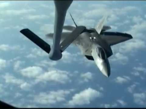 KC-135 Refueling F22 Raptors, Kadena AFB, Okinawa