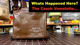 MRE REVIEW !!! NEWEST Czech MRE BDP 24H Ration Menu 7 Scrambled Eggs With Sausages