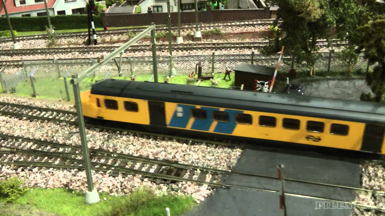 Dutch Model Railway Layout in HO Scale - YouTube