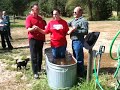 Bonnie being Baptized at Cocolalla Cowboy Church