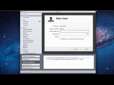 Mac OS 10.7 Lion Server Part 6: Users & Groups