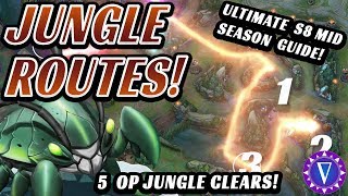 5 Strong Jungle Routes And Pathings For Mid Season 8 (Get Level 3 And Dominate Scuttle Crabs!)