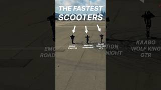 60Mph Electric Scooter Drag Race
