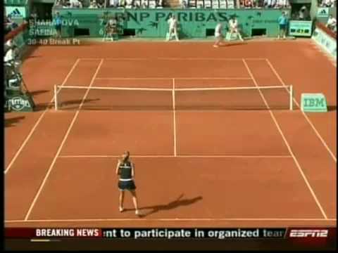 Maria Sharapova Swearing at crowd Up your fu king ass