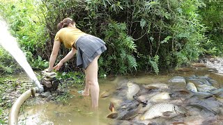 Fishing: Unique Way To Catch Fish, Catch A Lot Of Fish And Mussels Underneath The Mud | Nana Fishing