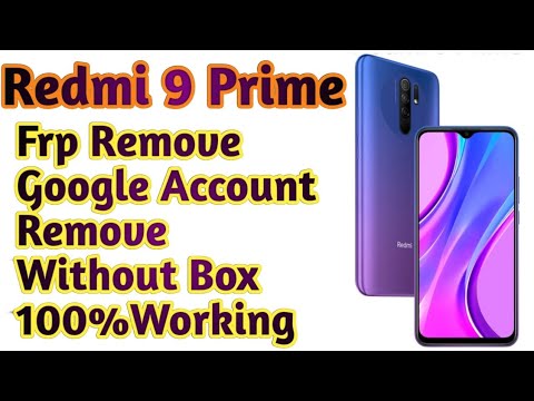 Redmi 9 prime Frp Remove Google account Remove without Redmi 9 prime Frp Remove Google account Remove without