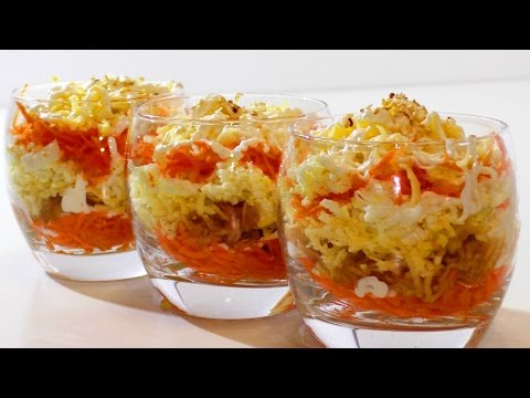 Салат французский поцелуй с курицей рецепт