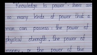 Easy Way Of Improving Handwriting Caligraphy Four Line Note Normal Ball Pen English