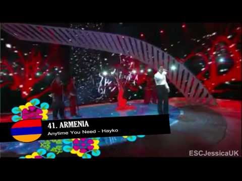 Eurovision 2007: My Top 42 Eurovision 2007: My Top 42 klip izle