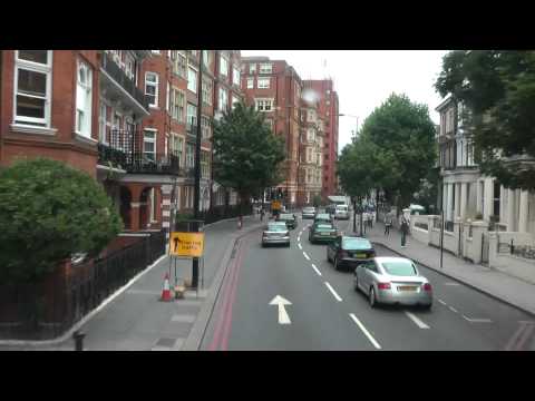 C3 bus, Earls Court Road to Kings Road, Chelsea in 30 seconds!