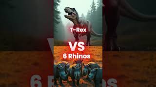 How Many Rhinos Would It Take To Defeat A T-Rex?
