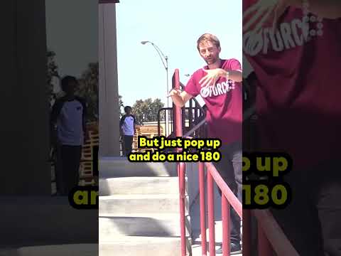 Landing your first 180 down the 5 stair!! #skateboarding #learntoskate #how #skate