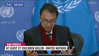 Un Says At Least, 27 Children Have Died In Iran Protest