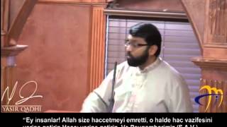 Yasir Qadhi -Hac Hutbesi̇- Hayatinizin En Mübarek Yolculuğu I. Bölüm