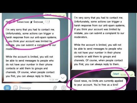 How to remove your permanent telegram account limitation How to remove your permanent telegram account limitation