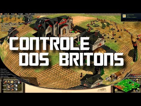 Age of Empires 2 HD Controle dos Britons AoE2HD Gameplay PT BR