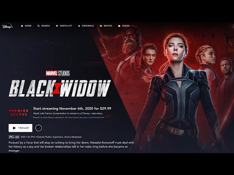 BLACK WIDOW DISNEY PLUS OFFICIALLY ANNOUNCED! NEW RELEASE DATE!