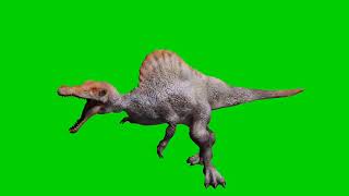 Горбатый Динозавр Хромокей 4Khd Humpback Dinosaur Chromakey