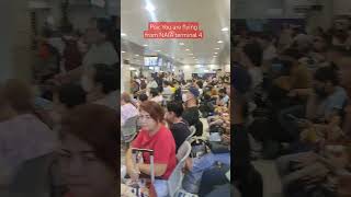 A Crowded Airport Terminal In The Philippines ,Naia Terminal 4