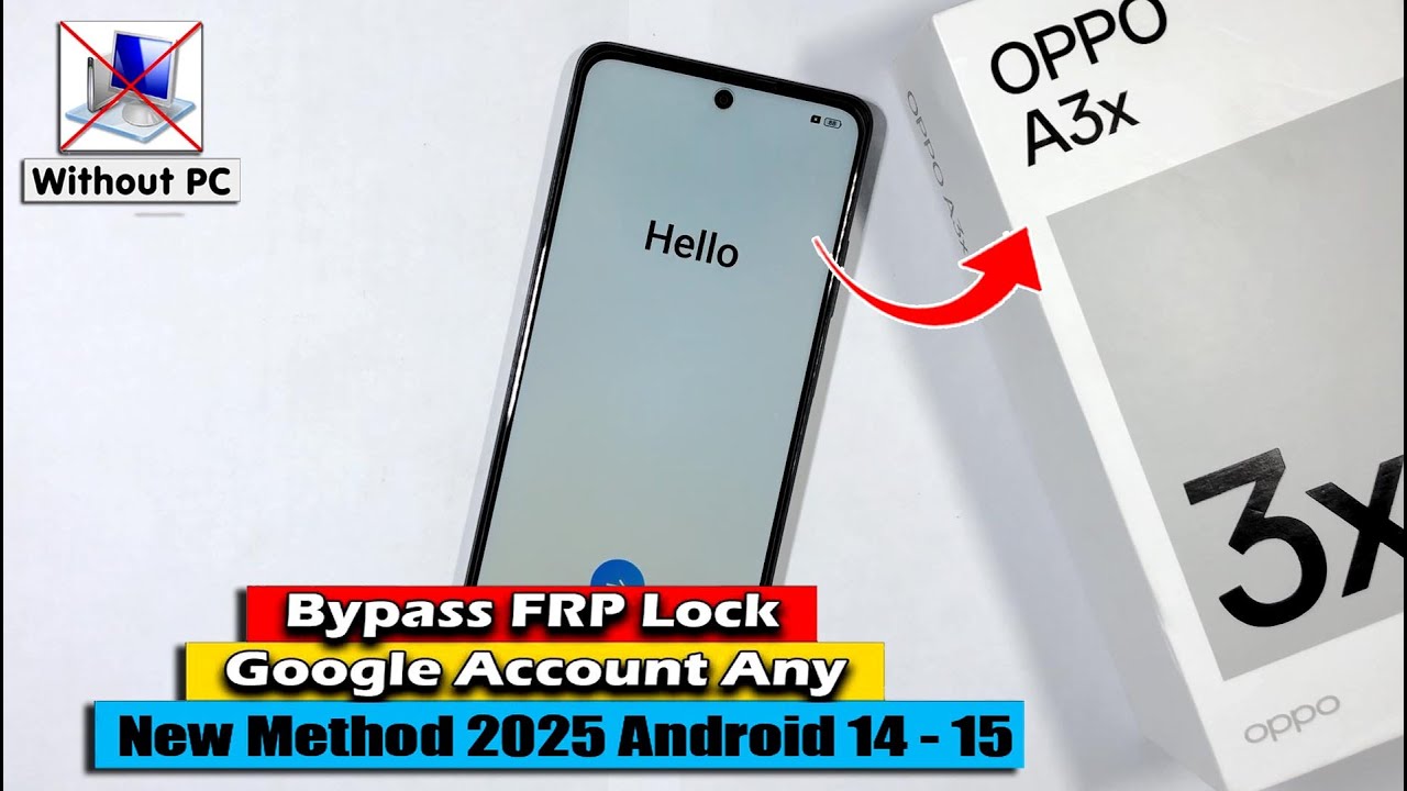 OPPO A3X FRP BYPASS – 2025 (WITHOUT COMPUTER) DELETE OPPO A3X FRP BYPASS – 2025 (WITHOUT COMPUTER) DELETE