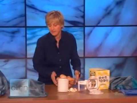 Ellen with infomercial products