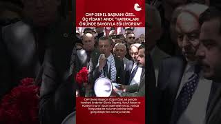 Chp Genel Başkanı Özel Üç Fidanı Andı Hatıraları Önünde Saygıyla Eğiliyorum