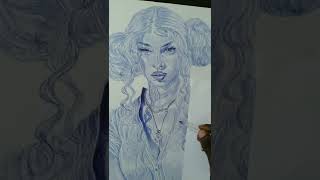Ballpointpen Art, Lemy Beauty Sketch