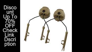 Tactical Headset Bracket Fast Ops Core Helmet Arc Rail Adapter Set Comtac Ii Series Military Noise