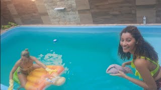 Limpando A Borda Da Piscina De Um Jeitinho Diferente