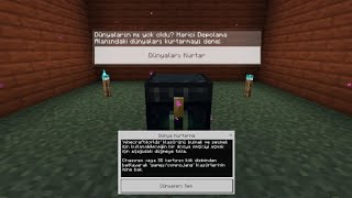 Mi̇necraft Dünya Kurtarma Hataya Net Çözüm