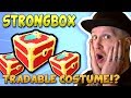 UNBOXING OVER 100 LOCKED ADVENTURINE STRONGBOX! CAN I GET A TRADABLE COSTUME!? (yes)