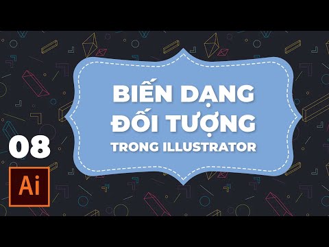 Bài 8: Biến dạng đối tượng với Pucker & Bloat, Warp Object và Offset Path trong Illustrator