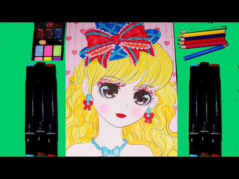 Trang Điểm Tô Màu Công Chúa tóc vàng | Ca Cao Channel