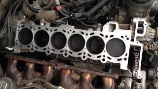 How to clean BMW Block and cylinder head or any gasket surface on any car !!!