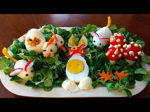 🐣 Uova sode decorate: animaletti finger food di Pasqua