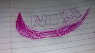 How to draw a nike sign How to draw a nike sign
