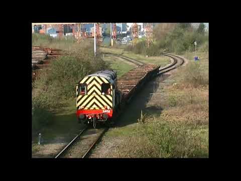 08s at Celsa Steel in Cardiff, 3 loco moves from Barry. March 2011