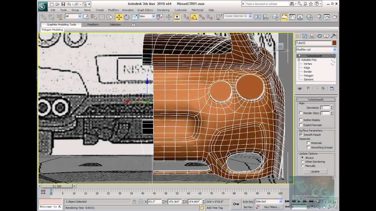 Как сделать модель в 3ds max