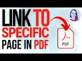 TRICK: URL Link to a Specific Page in PDF