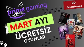 Amazon Prime Gaming Mart 2025 Ücretsi̇z Oyunlar