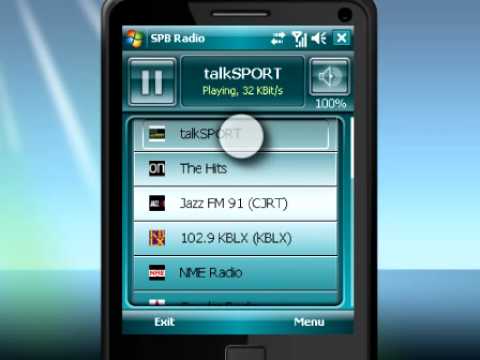 SPB Radio: Internet radio player for Windows Mobile