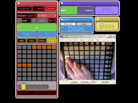 step seq for the launchpad in Usine 003