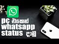 How to set whatsapp status from pc | Sri Lankan Techno