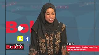 BOLOLO SANFE LE COMPORTEMENT D'UN BON JOURNALISTE SUR LES RESEAUX SOCIAUX