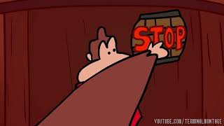 Donkey Kong Country Stop & Go Station Flashing Lights Warning