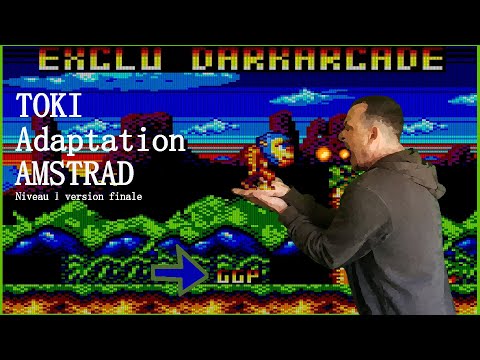EXCLU TOKI AMSTRAD CPC, let&#039;s play level 1 Final