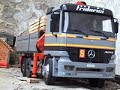Camion rc friderici avec grue hydraulique - youtube