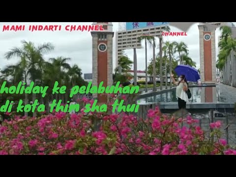 pelabuhan di Thim sha thui HK?!! menara jam yg tinggi sangat bagus😍😍